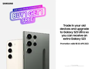 Samsung Galaxy S23 Ultra Series BOGO deal promotion